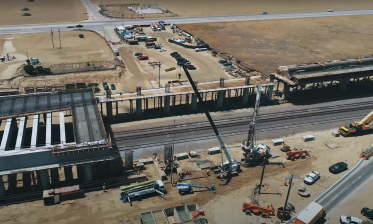 HSR under construction. Photo: CaHSRA