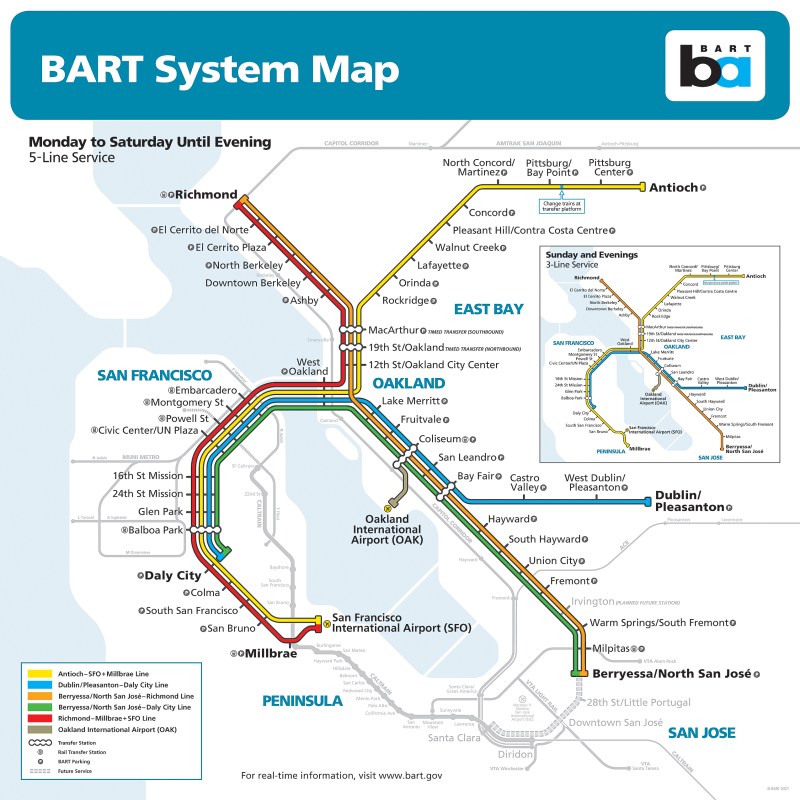 BART's new map, according to the web page.