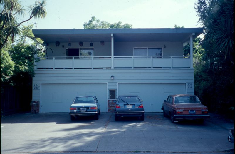 Minimum parking regulations don't just raise rents. They've also given Palo Alto some remarkably ugly buildings. Photo: Patrick Siegman