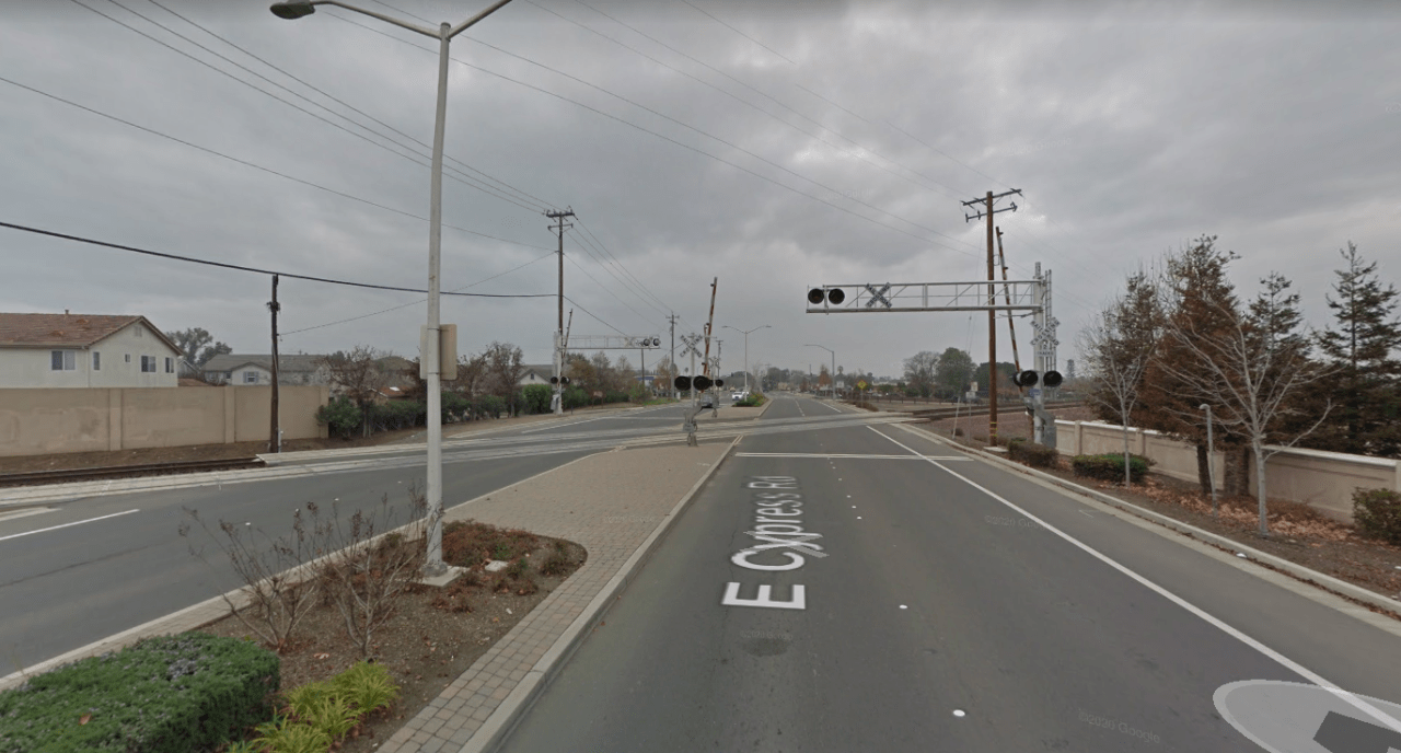 The crossing where the tragedy occurred. Photo: Google Streetview