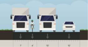 The "new" configuration the Fremont City Council voted for Tuesday evening. Image: Bike East Bay