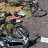 The aftermath of the Waller crash, via GoFundMe