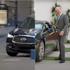 Left: Infiniti. Right: Cadillac.