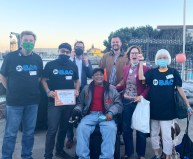 Jaime Viloria, members of the 31 Balboa Action Committee, Supervisor Preston, Supervisor Haney, and SFTR Co-Chair Thea Selby. Photo: SFTR