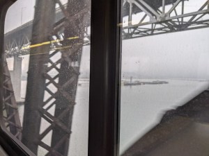 The Benicia-Martinez Bridge, as seen from Amtrak. Photo: Streetsblog/Rudick