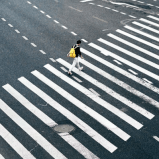Even the best crosswalk highlights just how much of the rest of the road has been given over to drivers — and how profoundly automobility has infected global culture itself. Image: Piqsels, CC