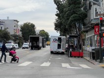 Valencia Street this afternoon. Photos: Bruce Halperin
