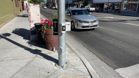 Pedestrian "beg" buttons, like this one in Idaho Falls, will no longer be built facing the street when PROWAG becomes the standard. Image courtesy of the author.