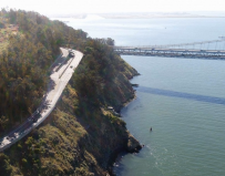 Bridges on Yerba Buena Island will be retrofit using RAISE grant money. Image: SFCTA