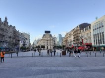 De Brouckèreplein in Brussels, pedestrianized in 2015. Photo: Wikimedia Commons