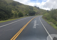 The approximate location of the crash. Photo: Google maps