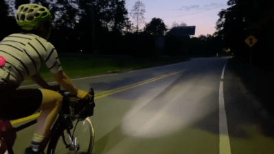 A frame from Grecia White's 'Women Who Bike At Night' documentary. Courtesy of Grecia White/Vimeo
