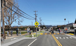 A rendering of the ideal proposal for Williams. Image: Fehr and Peers.