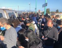 West Oakland BART Tuesday morning. Photo: Raymund@Miim0ngzkii
