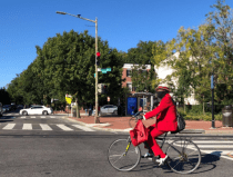 Seniors bike, too. Photo: Caitlin Rogger