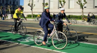 Mayor London Breed in 2018. She has ordered a sweeping review of SF’s Slow Streets program, which could reveal how willing the city is to remake itself to meet climate, transit, and street safety goals.